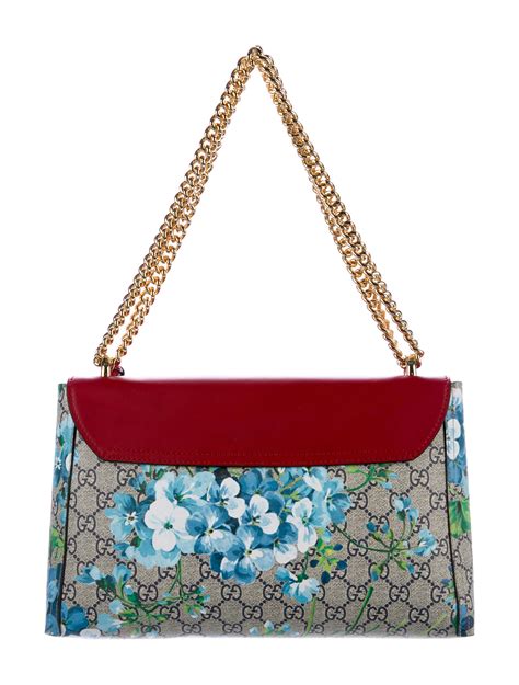 gucci blue blooms padlock medium|Gucci purses for women.